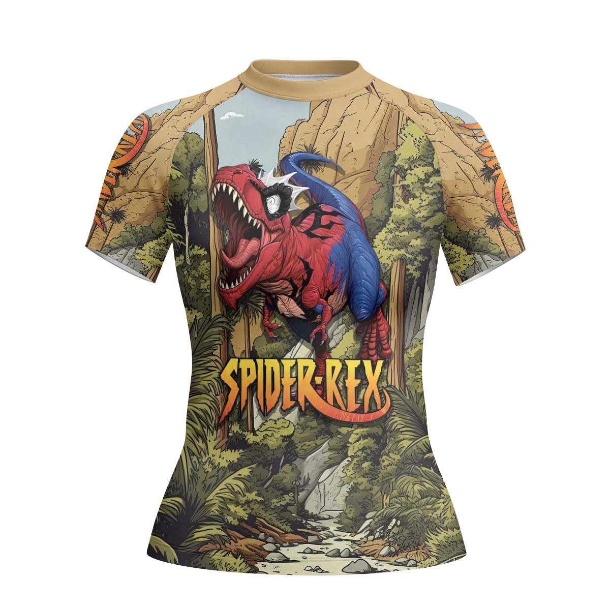 Spider Rex Ancient Time Rash Guard