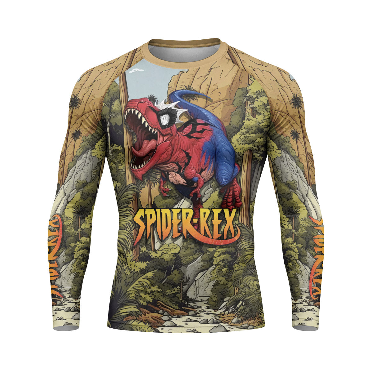 Spider Rex Ancient Time Rash Guard