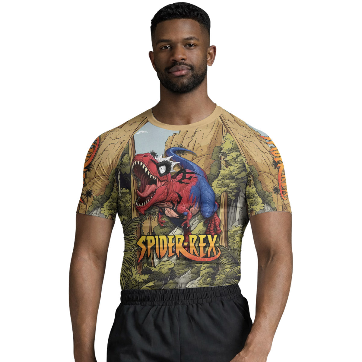 Spider Rex Ancient Time Rash Guard