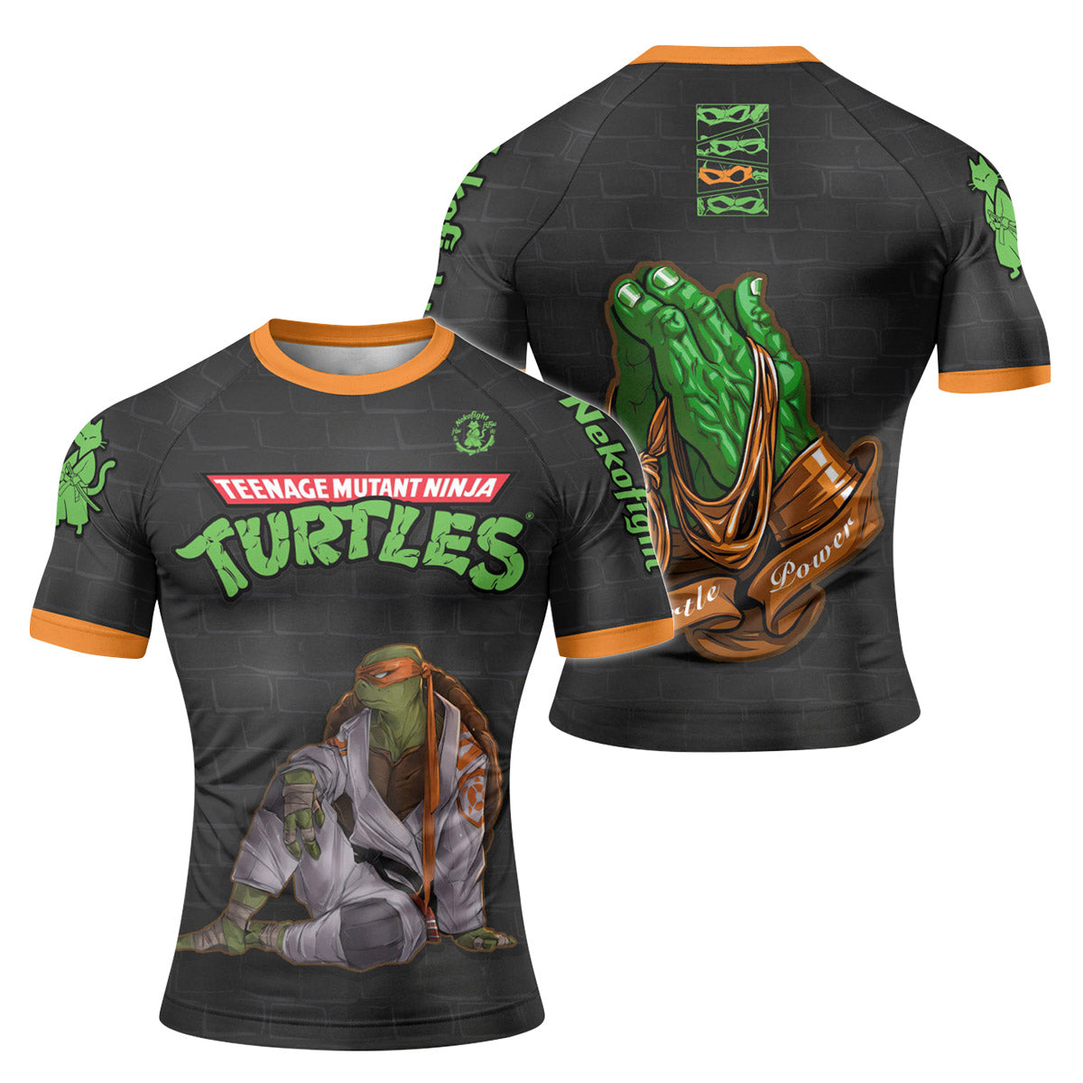 Teen Mutant Ninja Turtle Michelangelo Rash Guard