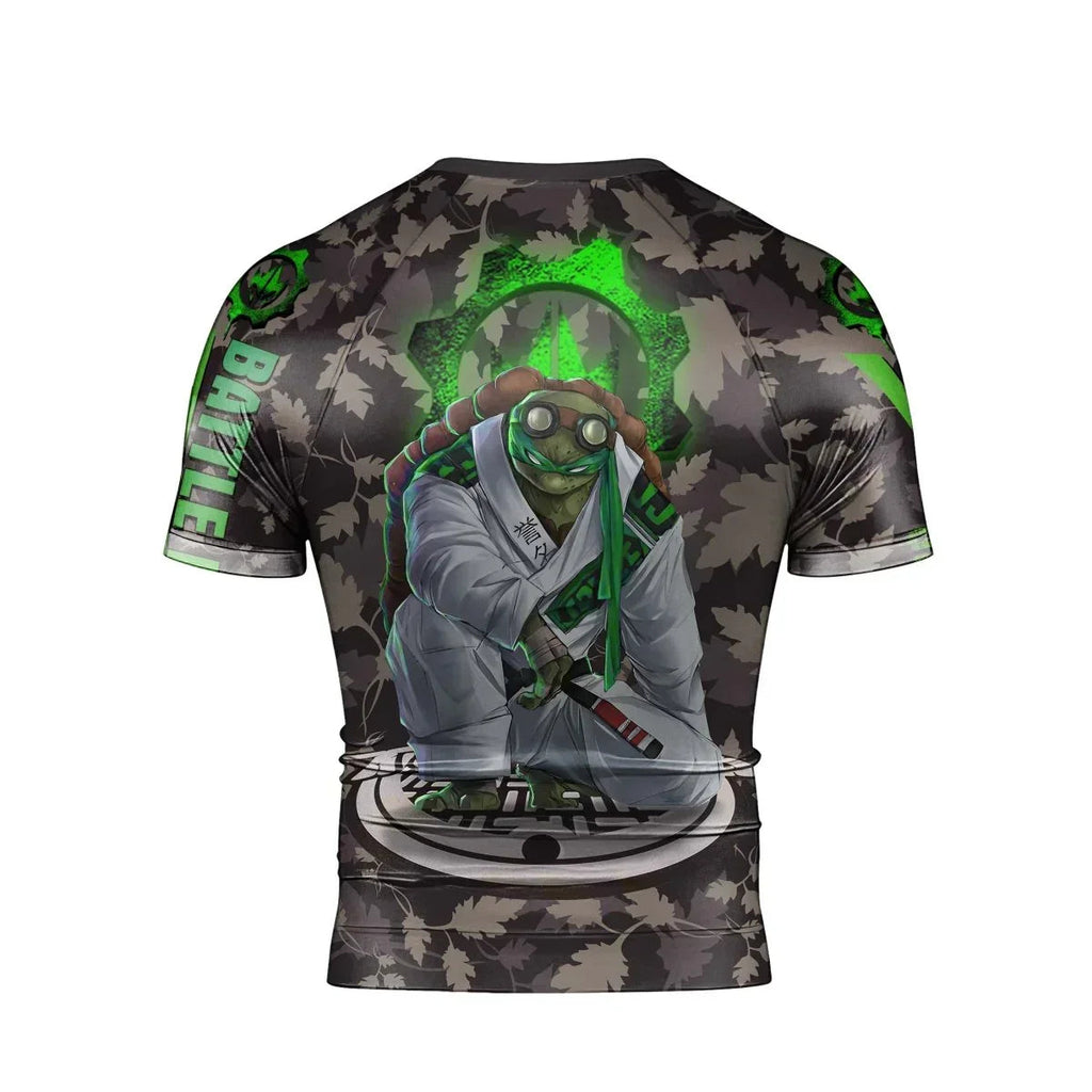 Teenage Mutant Ninja Turtle Men's Short Sleeve Rash Guard