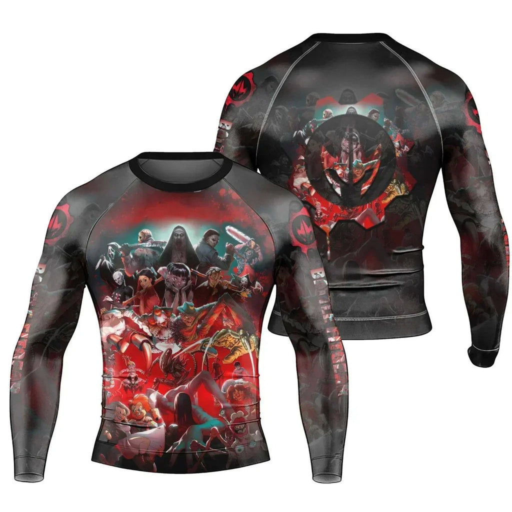 The Horror of Halloween Men's Long Sleeve Rash Guard