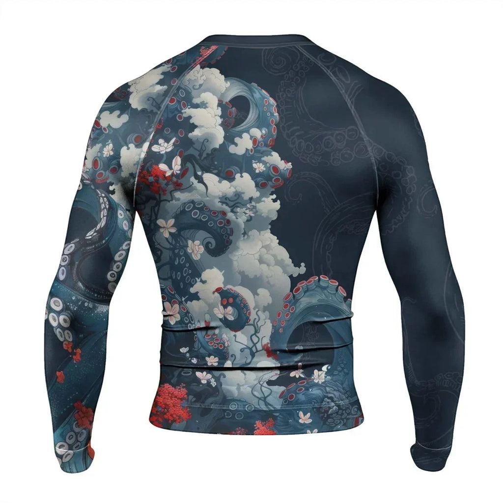 The Kraken's Garden Men's Long Sleeve Rash Guard