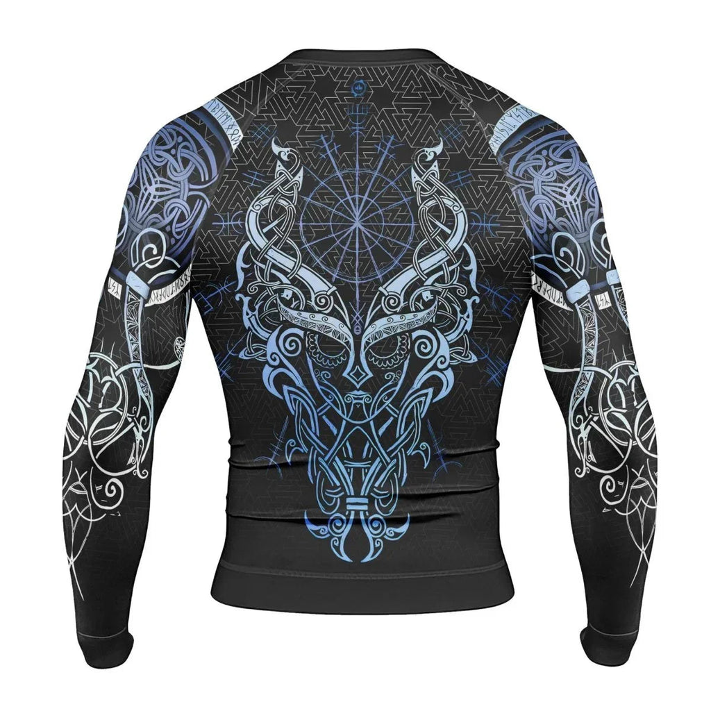 The Valkyries of Valhalla Men's Long Sleeve Rash Guard