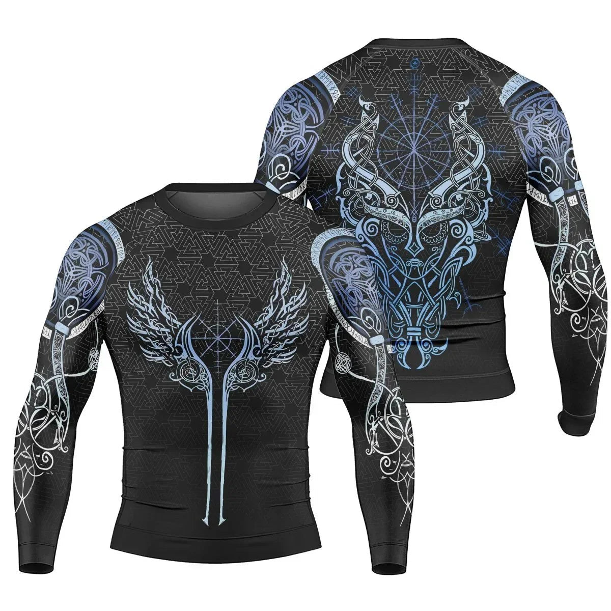 The Valkyries of Valhalla Men's Long Sleeve Rash Guard