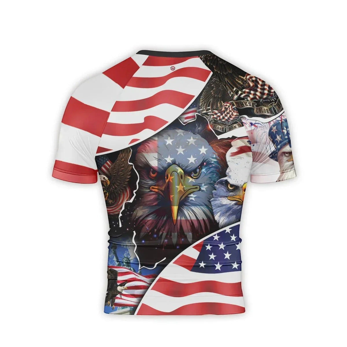 These Colors Don't Run Men's Short Sleeve Rash Guard