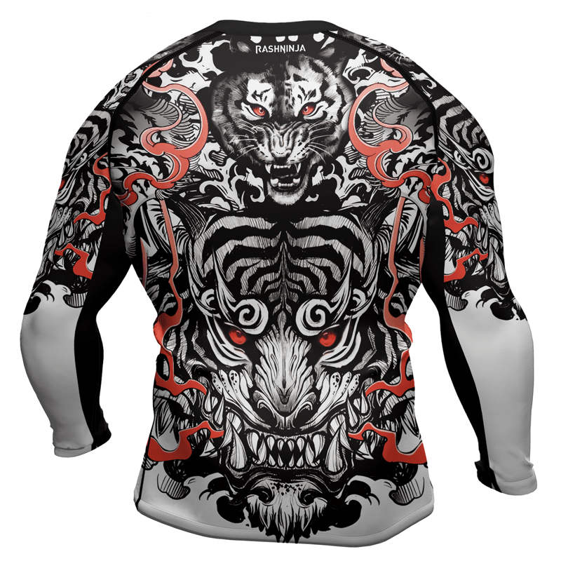 Rashninja Roaring Tiger Men's Long Sleeve Rash Guard