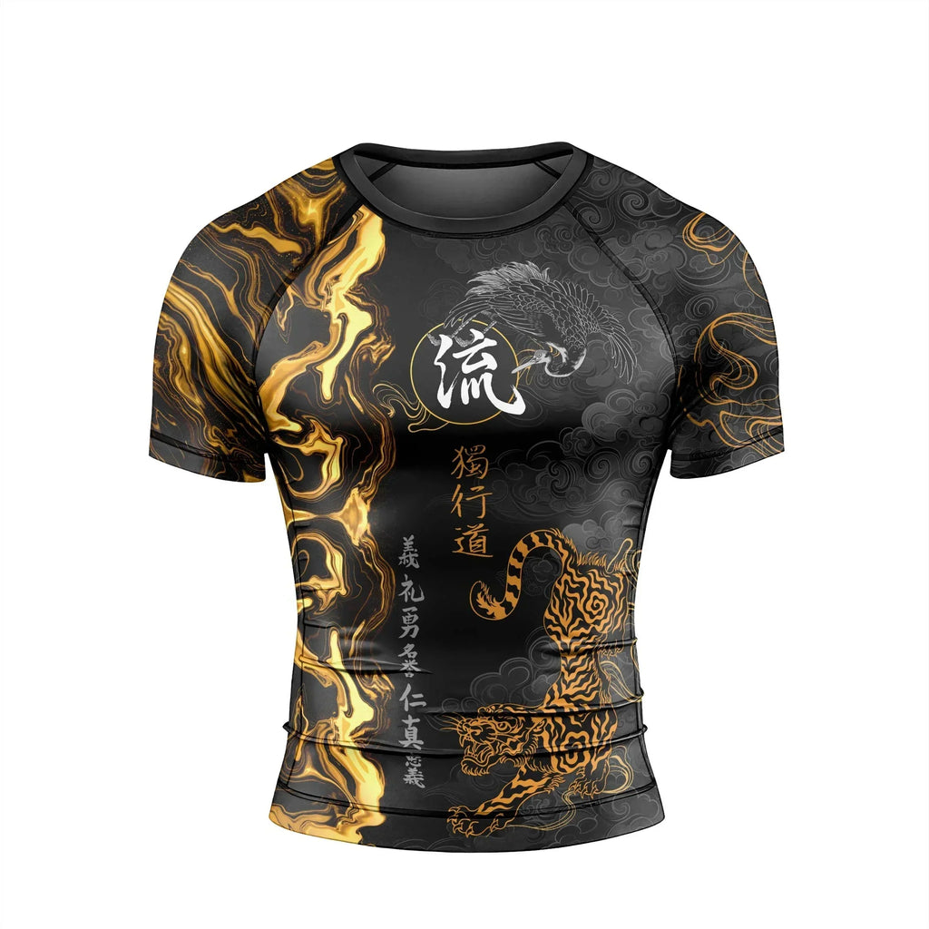 Tiger Way Ryu Men's Short Sleeve Rash Guard