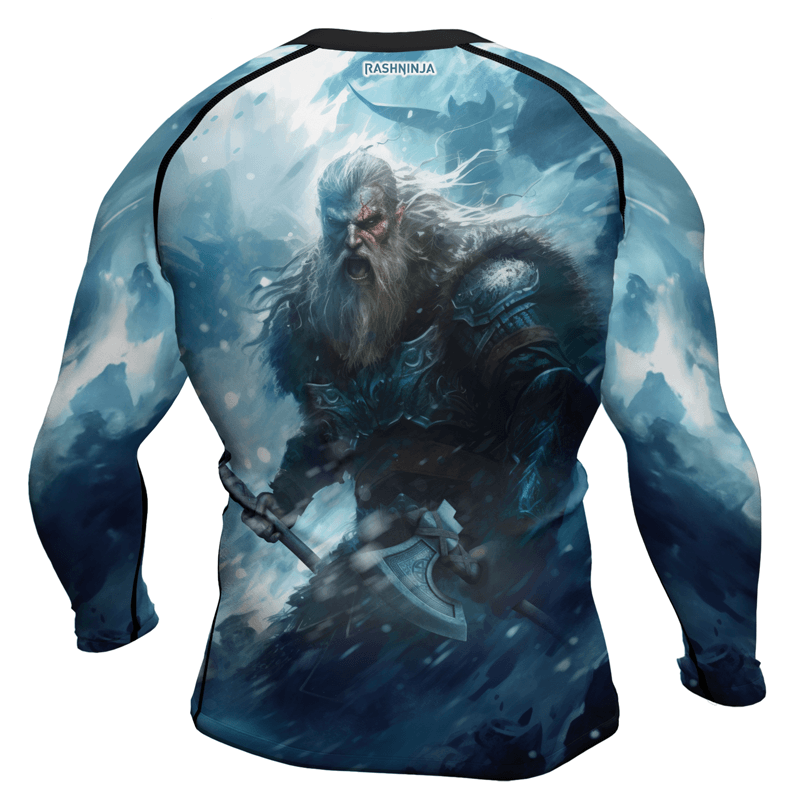 Rashninja Legendary Viking Valhalla Men's Long Sleeve Rash Guard