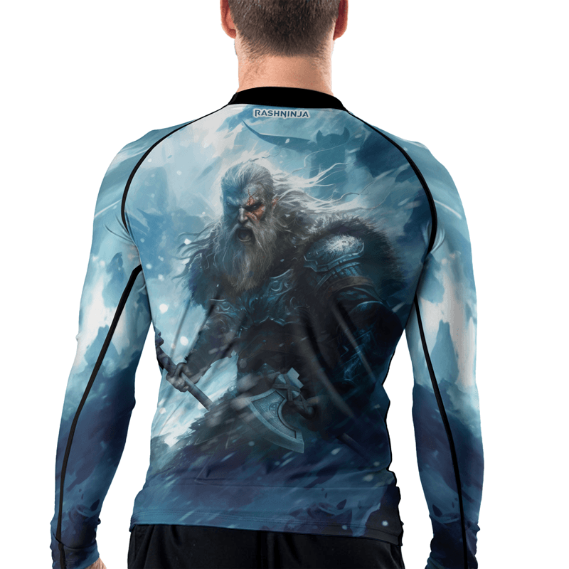 Rashninja Legendary Viking Valhalla Men's Long Sleeve Rash Guard