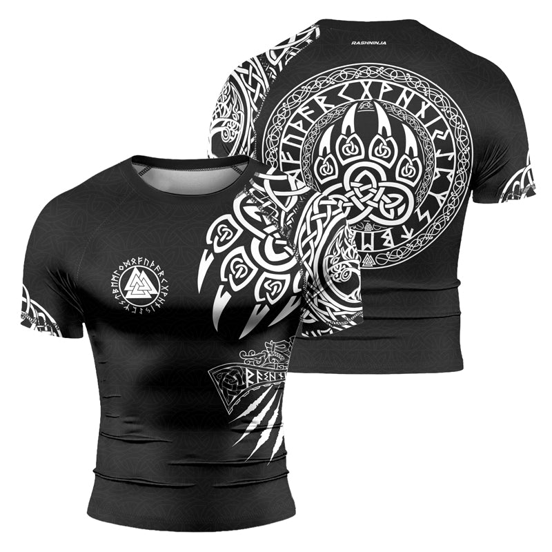Rashninja Berserker’s Claw Men's Short Sleeve Rash Guard