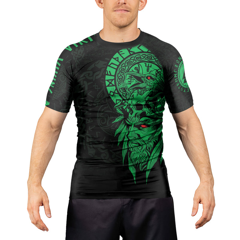 Rashninja Odin’s Ascension Ranked Men's Short Sleeve Rash Guard