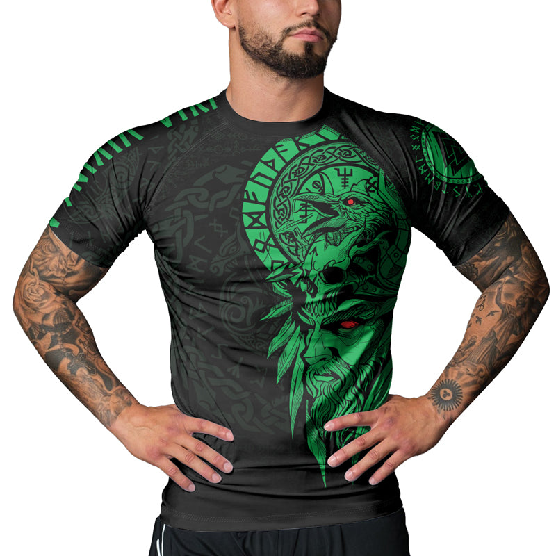 Rashninja Odin’s Ascension Ranked Men's Short Sleeve Rash Guard