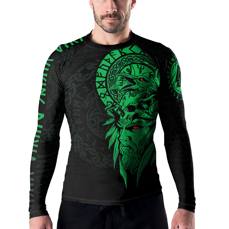 Rashninja Odin’s Ascension Ranked Men's Long Sleeve Rash Guard
