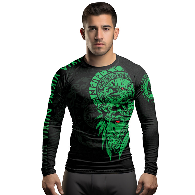 Rashninja Odin’s Ascension Ranked Men's Long Sleeve Rash Guard
