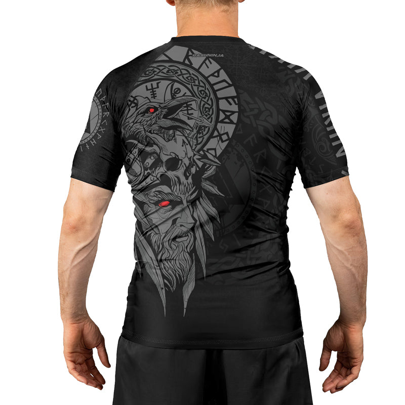 Rashninja Odin’s Ascension Ranked Men's Short Sleeve Rash Guard