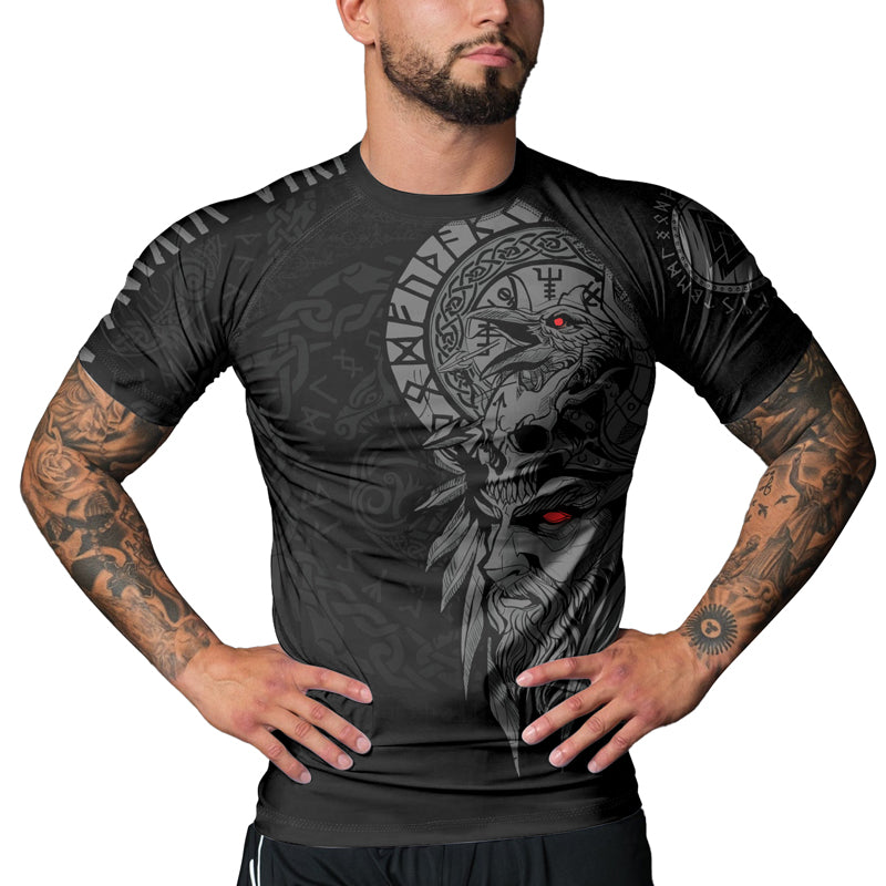 Rashninja Odin’s Ascension Ranked Men's Short Sleeve Rash Guard