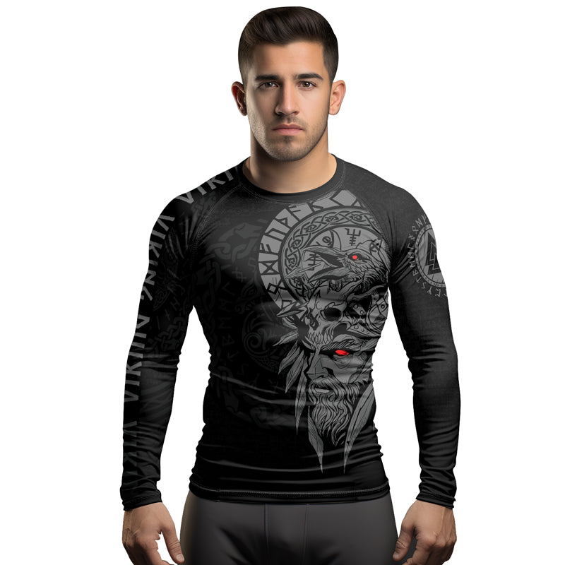 Rashninja Odin’s Ascension Ranked Men's Long Sleeve Rash Guard