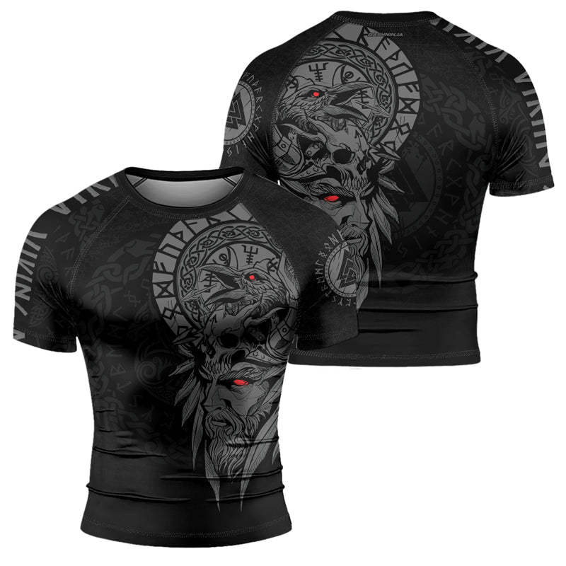 Rashninja Odin’s Ascension Ranked Men's Short Sleeve Rash Guard