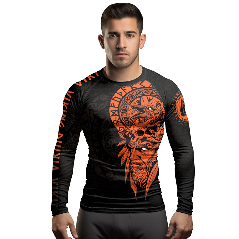 Rashninja Odin’s Ascension Ranked Men's Long Sleeve Rash Guard