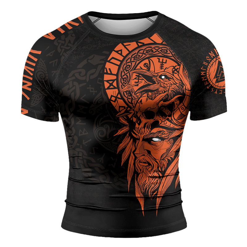 Rashninja Odin’s Ascension Ranked Men's Short Sleeve Rash Guard