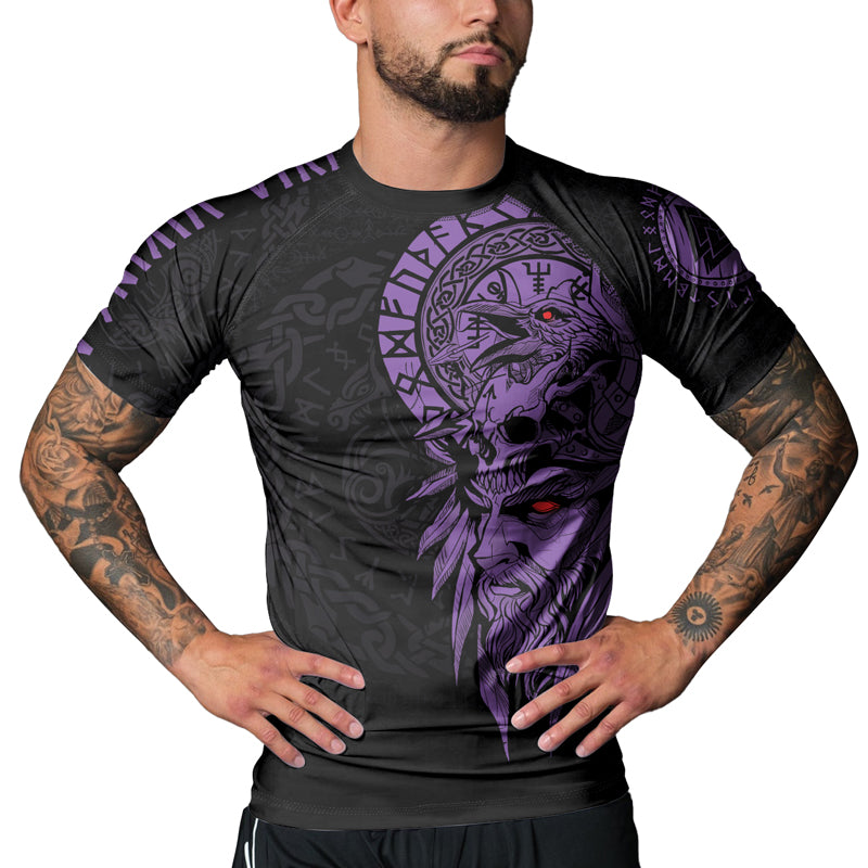 Rashninja Odin’s Ascension Ranked Men's Short Sleeve Rash Guard