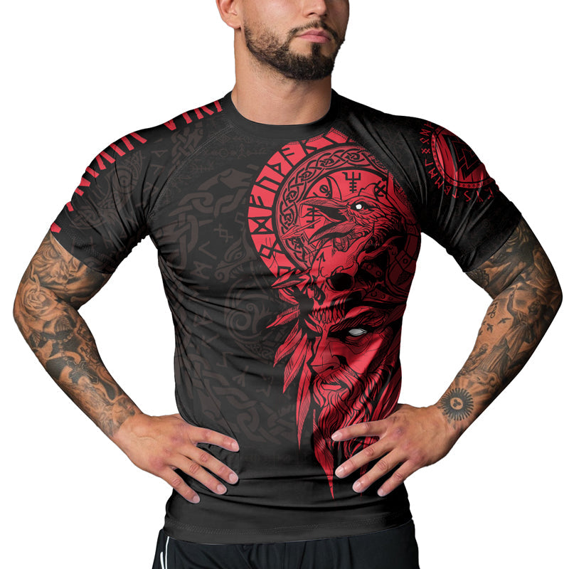 Rashninja Odin’s Ascension Ranked Men's Short Sleeve Rash Guard