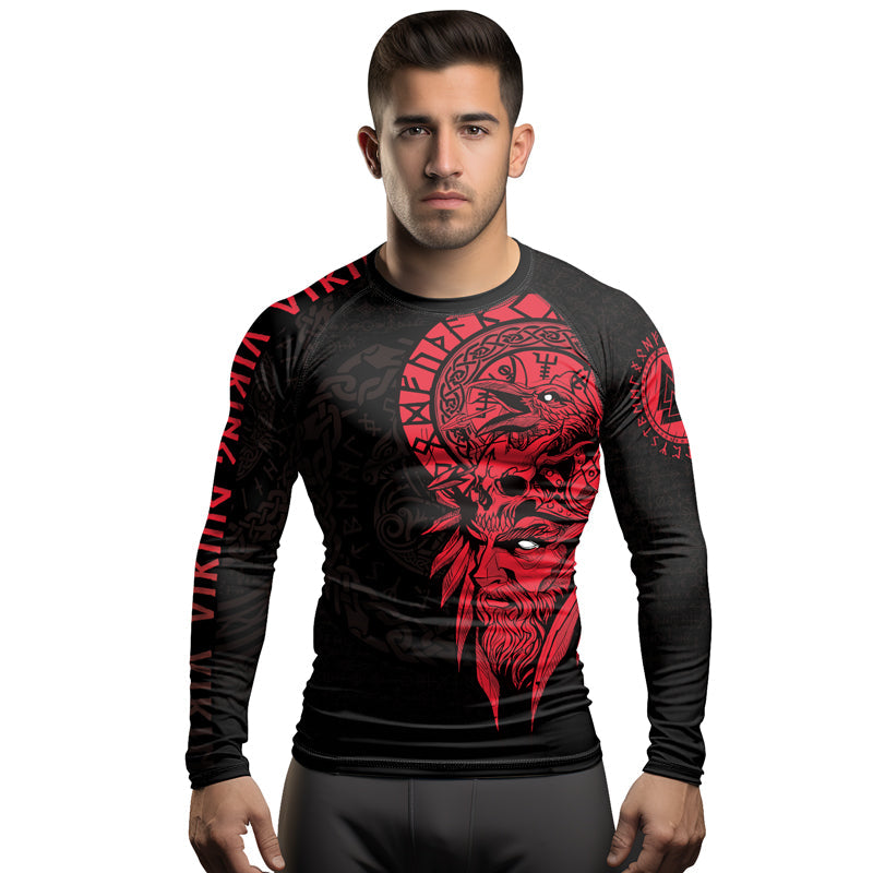 Rashninja Odin’s Ascension Ranked Men's Long Sleeve Rash Guard