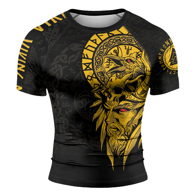 Rashninja Odin’s Ascension Ranked Men's Short Sleeve Rash Guard