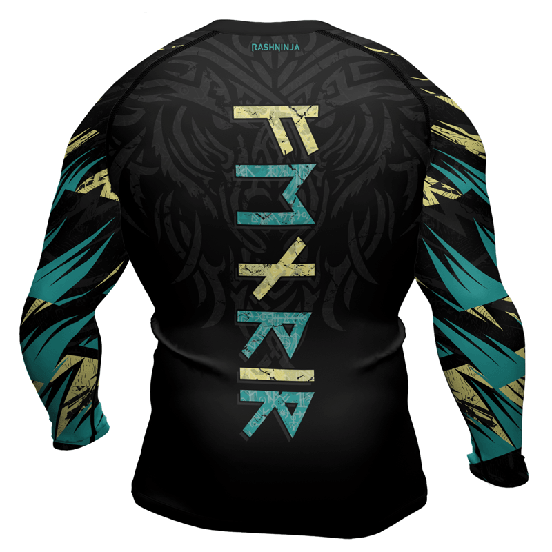 Rashninja Fenrir Wolf Men's Long Sleeve Rash Guard