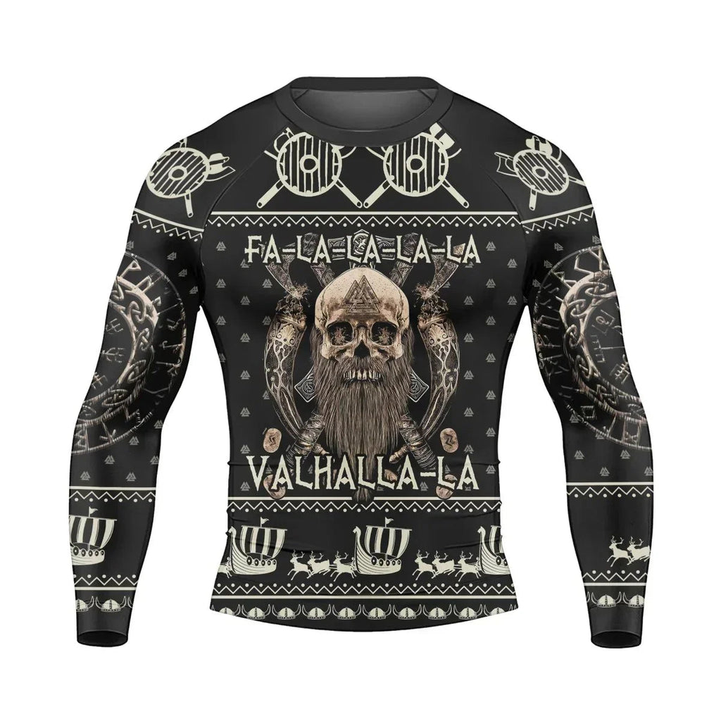 Valhalla Falalala Men's Long Sleeve Rash Guard