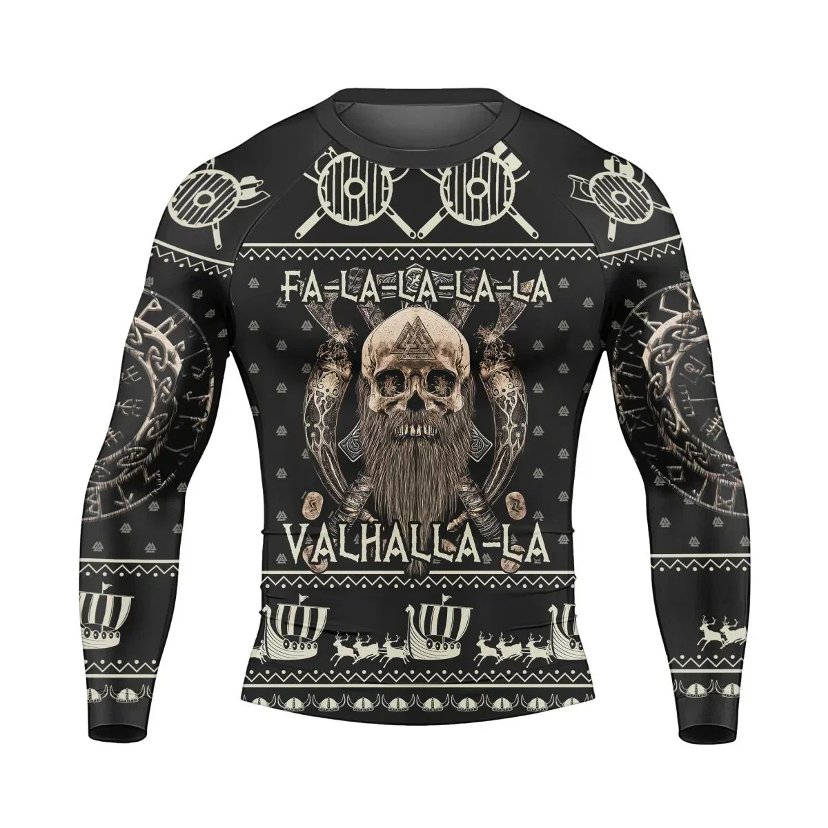Valhalla Falalala Men's Long Sleeve Rash Guard