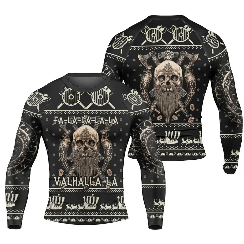 Valhalla Falalala Men's Long Sleeve Rash Guard