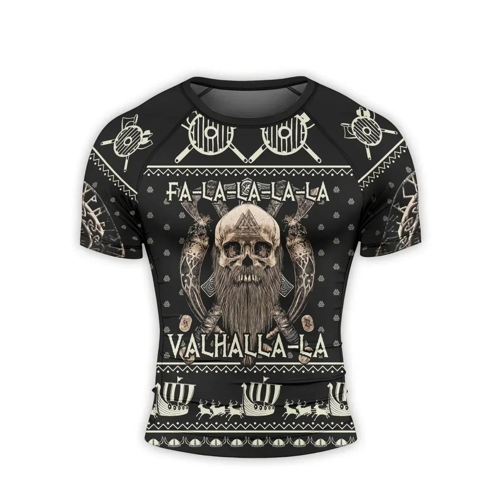 Valhalla Falalala Men's Short Sleeve Rash Guard