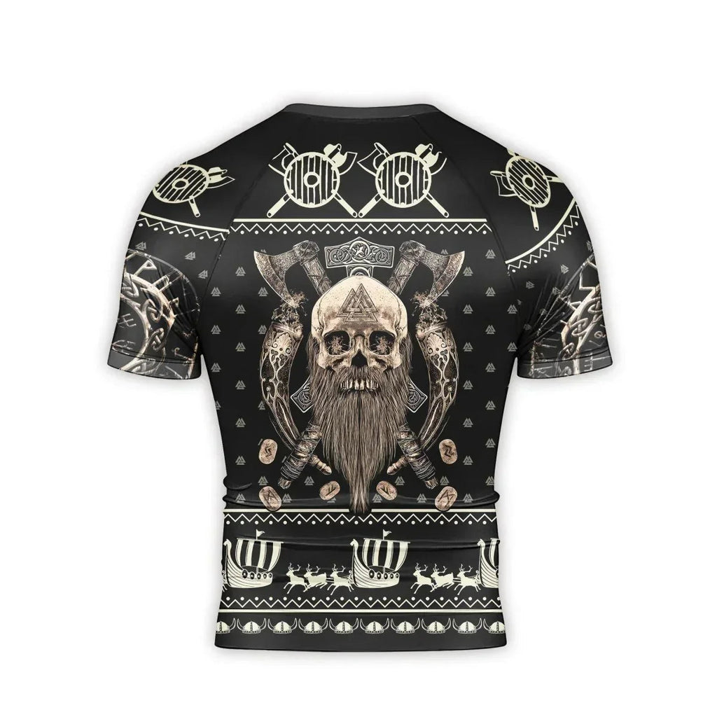 Valhalla Falalala Men's Short Sleeve Rash Guard