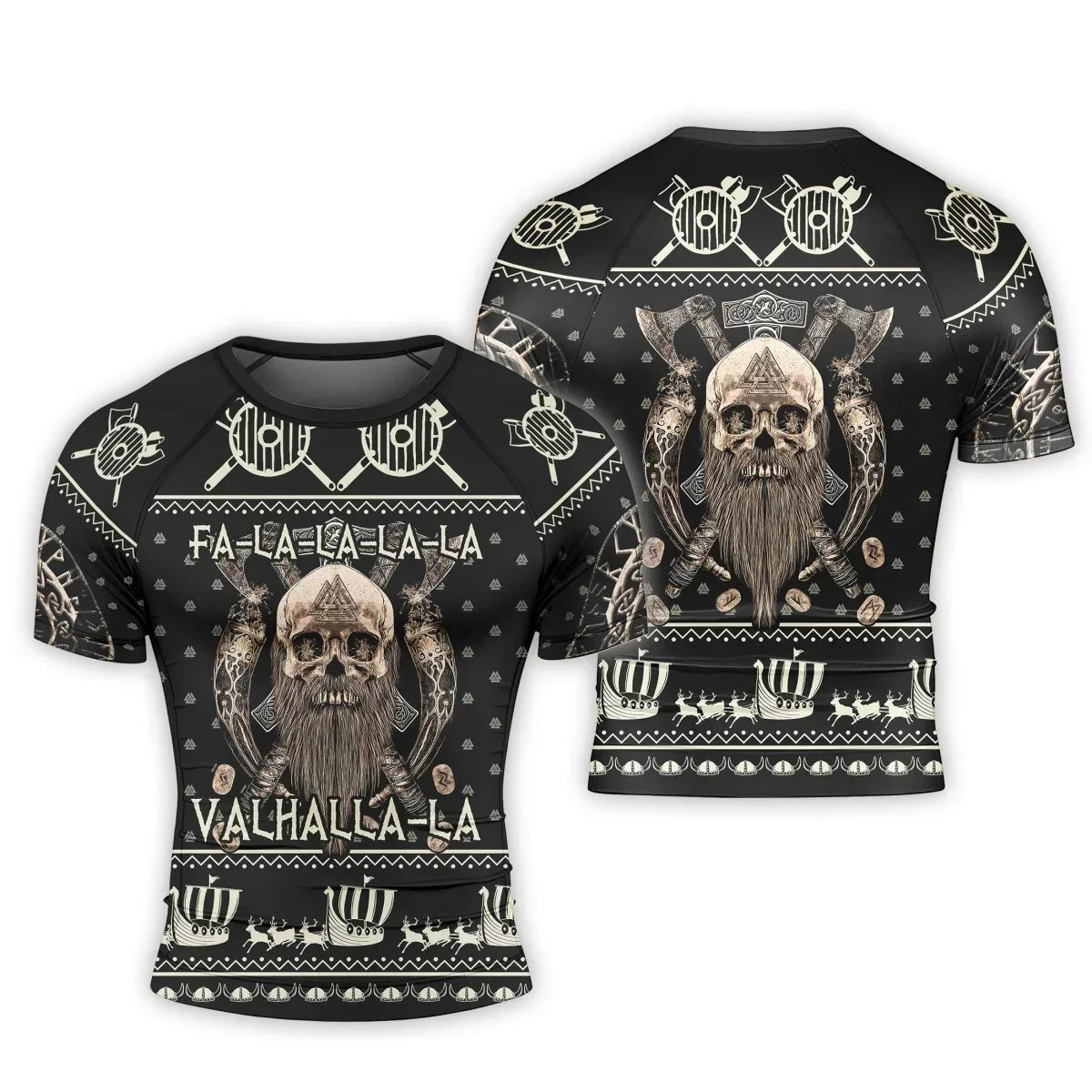 Valhalla Falalala Men's Short Sleeve Rash Guard