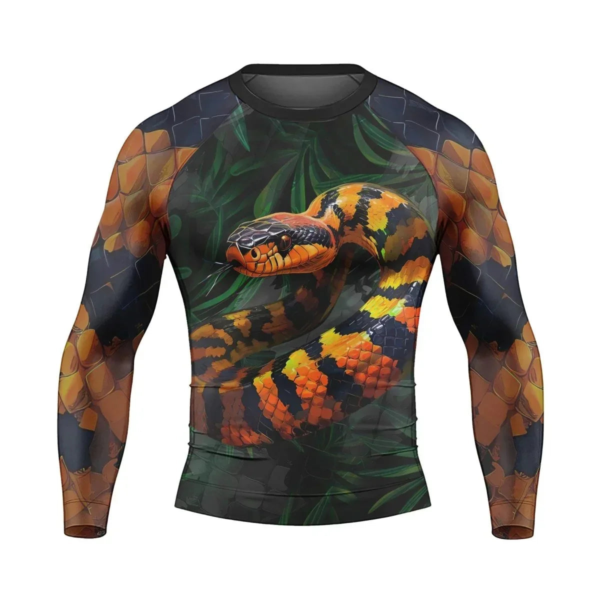 Venomous Snake Men's Long Sleeve Rash Guard