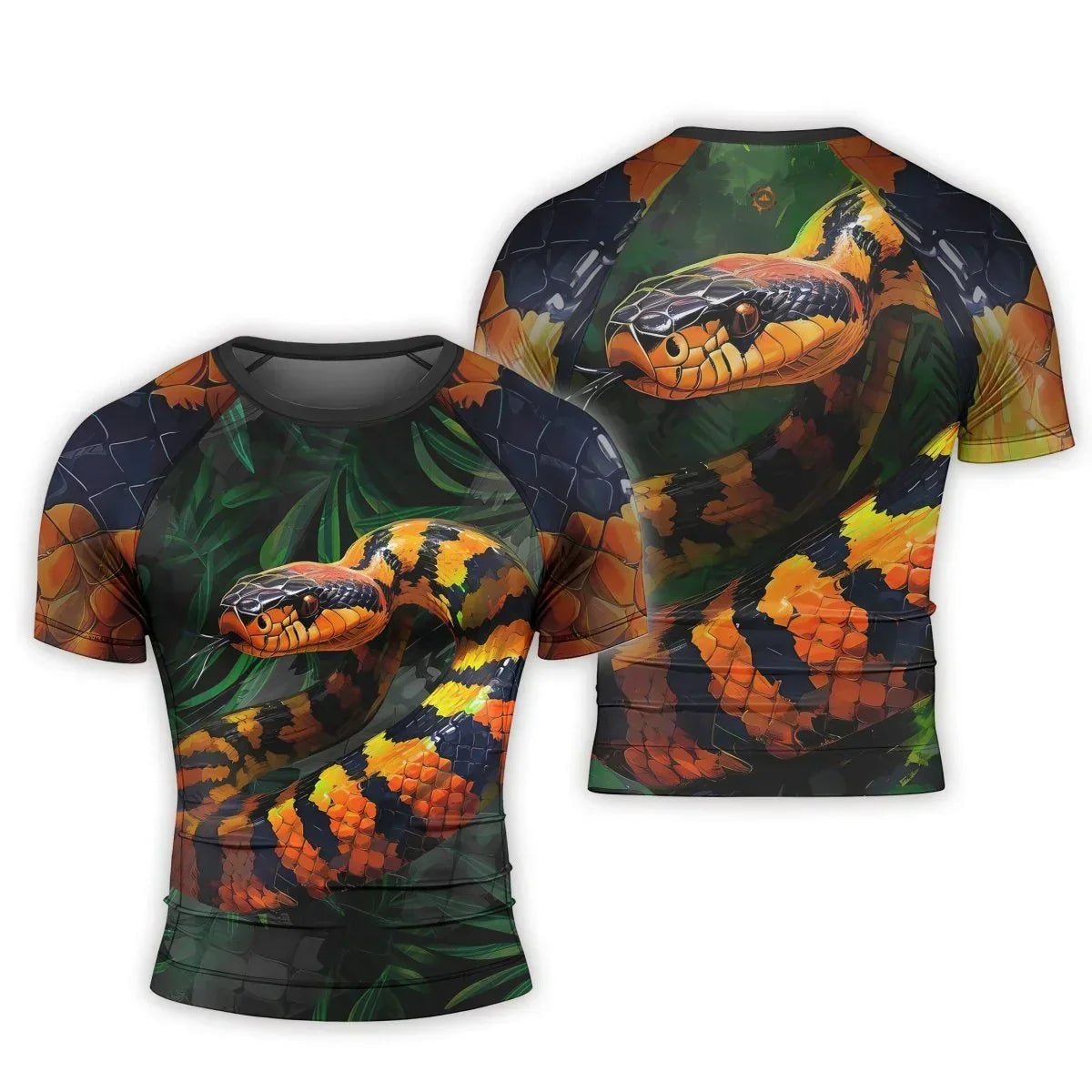 Venomous Snake Men's Short Sleeve Rash Guard