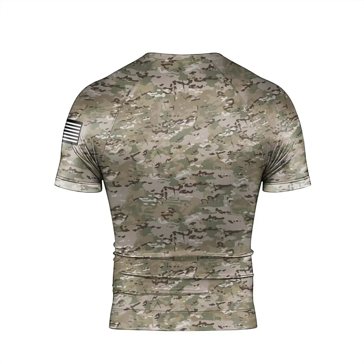 Veteran Spartan Soldier Men's Short Sleeve Rash Guard