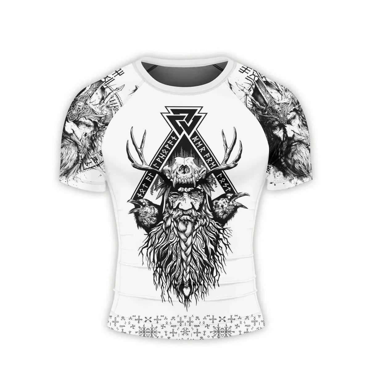 Viking Daddy Men's Short Sleeve Rash Guard