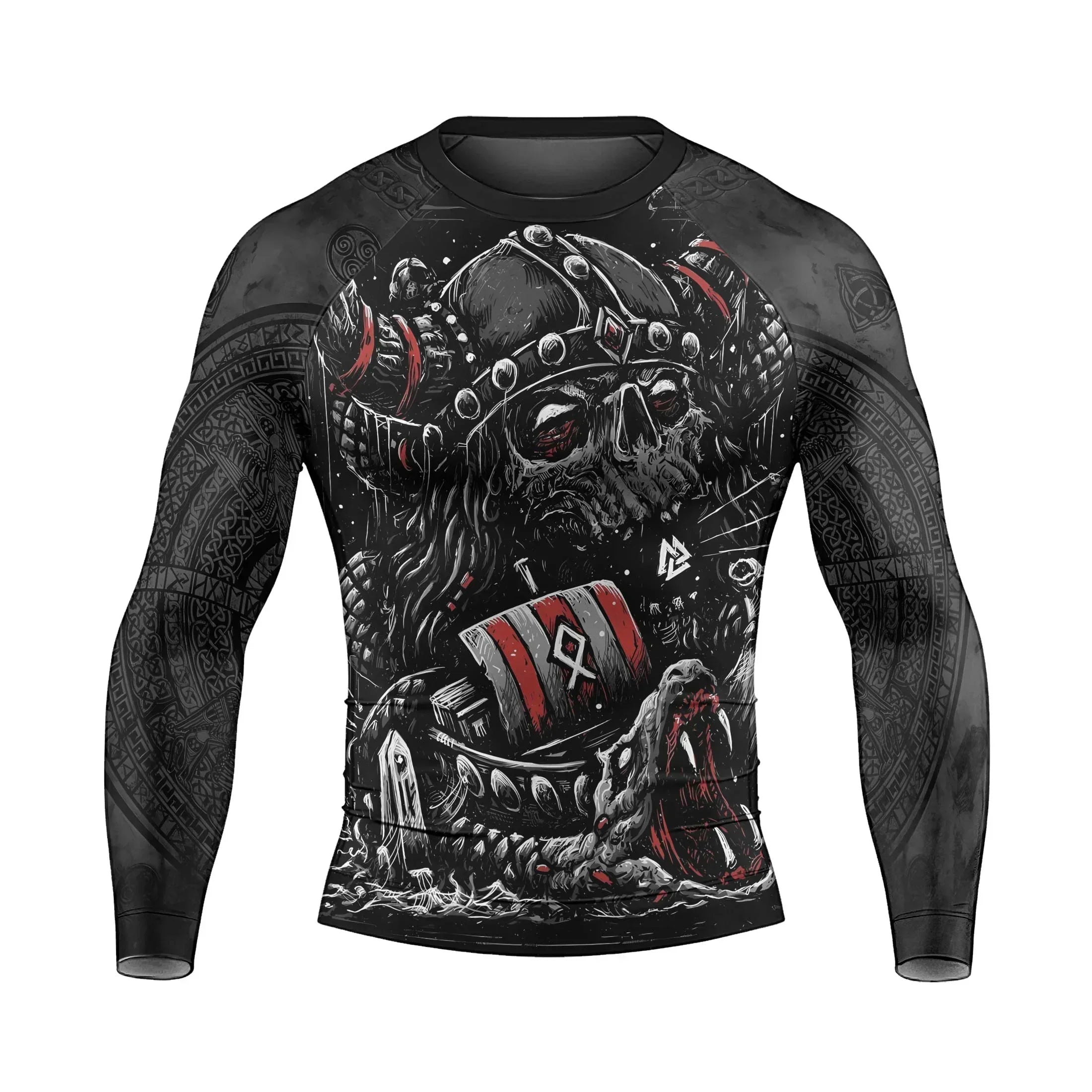 Viking Reaper Men's Long Sleeve Rash Guard