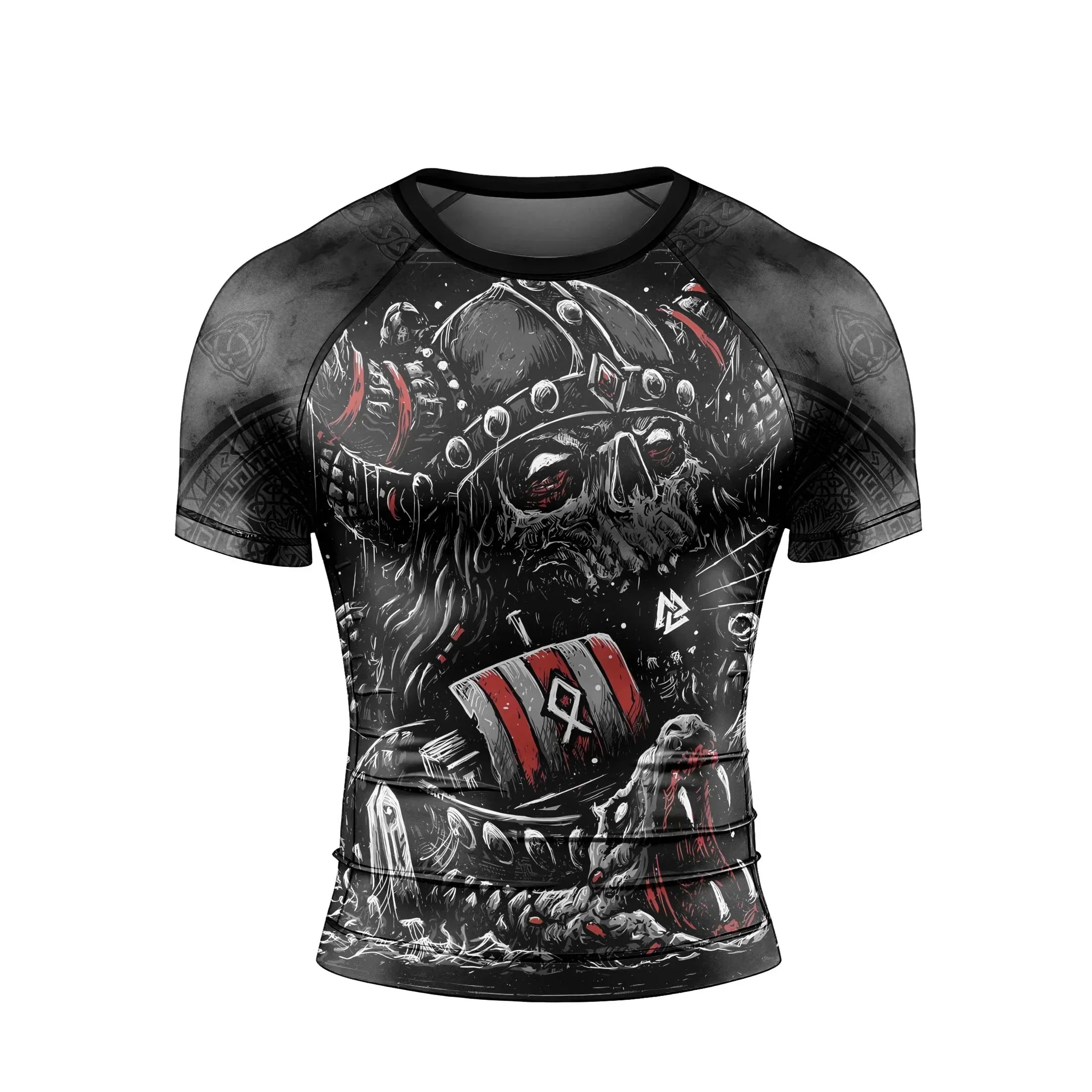 Viking Reaper Men's Short Sleeve Rash Guard