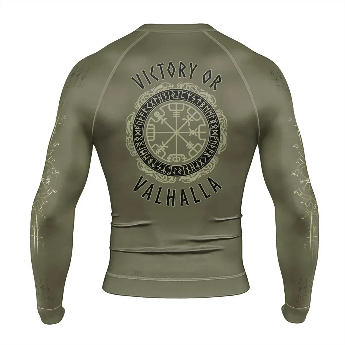 Viking Victory or Valhalla Men's Long Sleeve Rash Guard