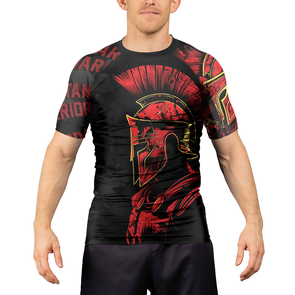 Rashninja Spartan Strike Force Men's Short Sleeve Rash Guard