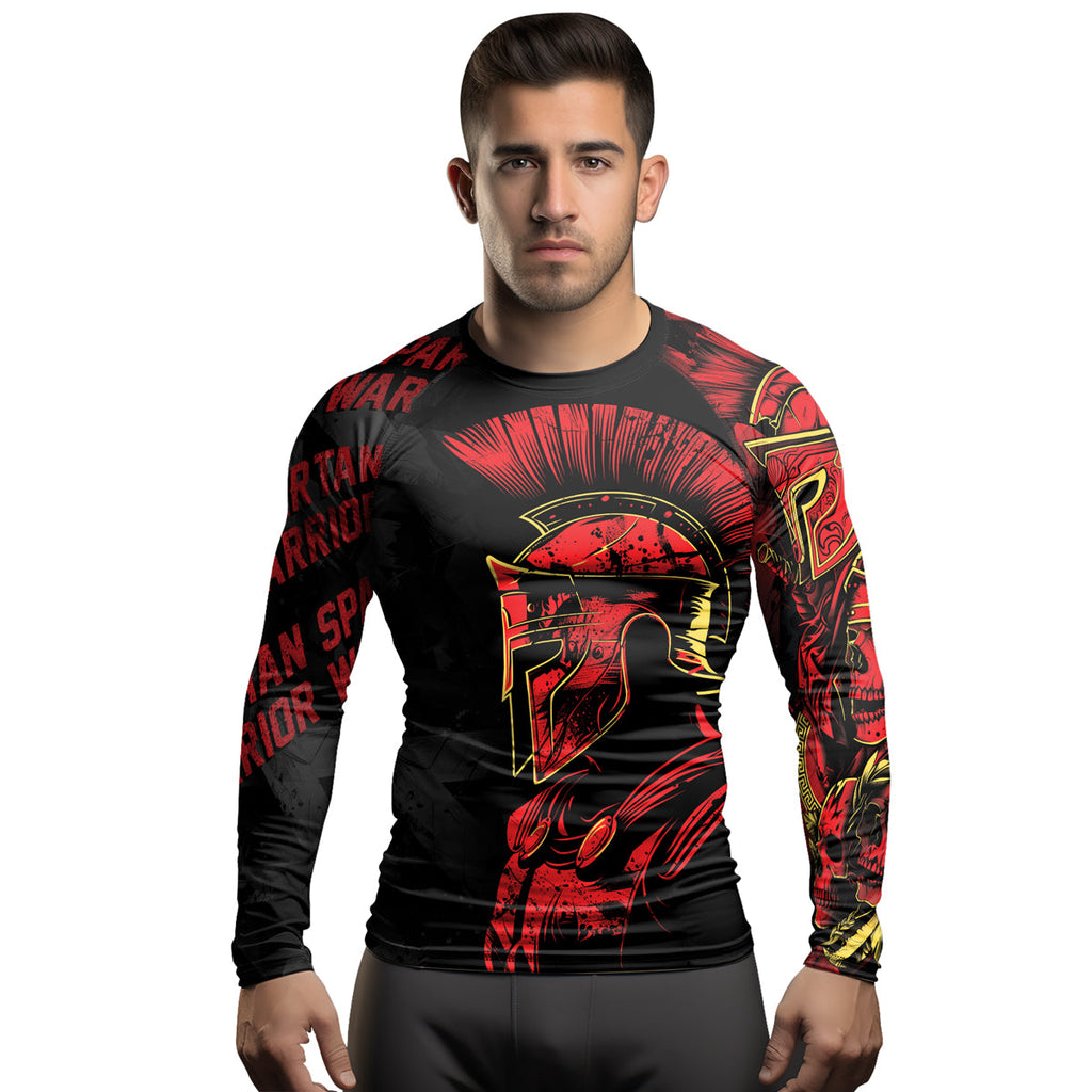 Rashninja Spartan Strike Force Men's Long Sleeve Rash Guard