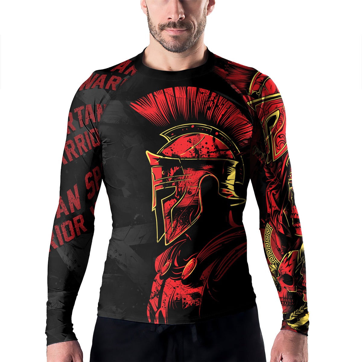 Rashninja Spartan Strike Force Men's Long Sleeve Rash Guard