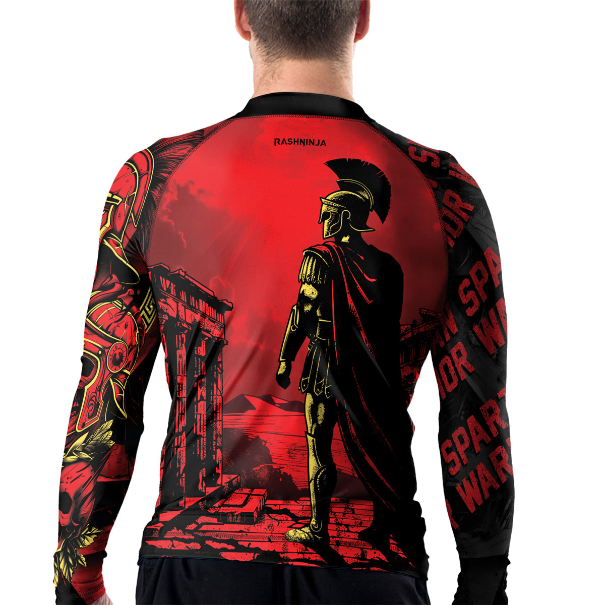Rashninja Spartan Strike Force Men's Long Sleeve Rash Guard