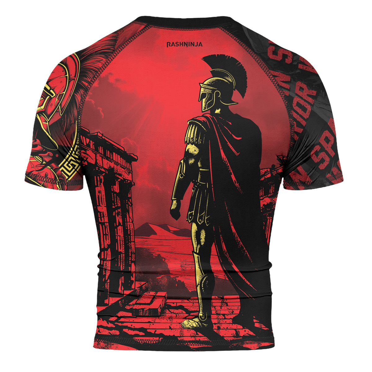 Rashninja Spartan Strike Force Men's Short Sleeve Rash Guard