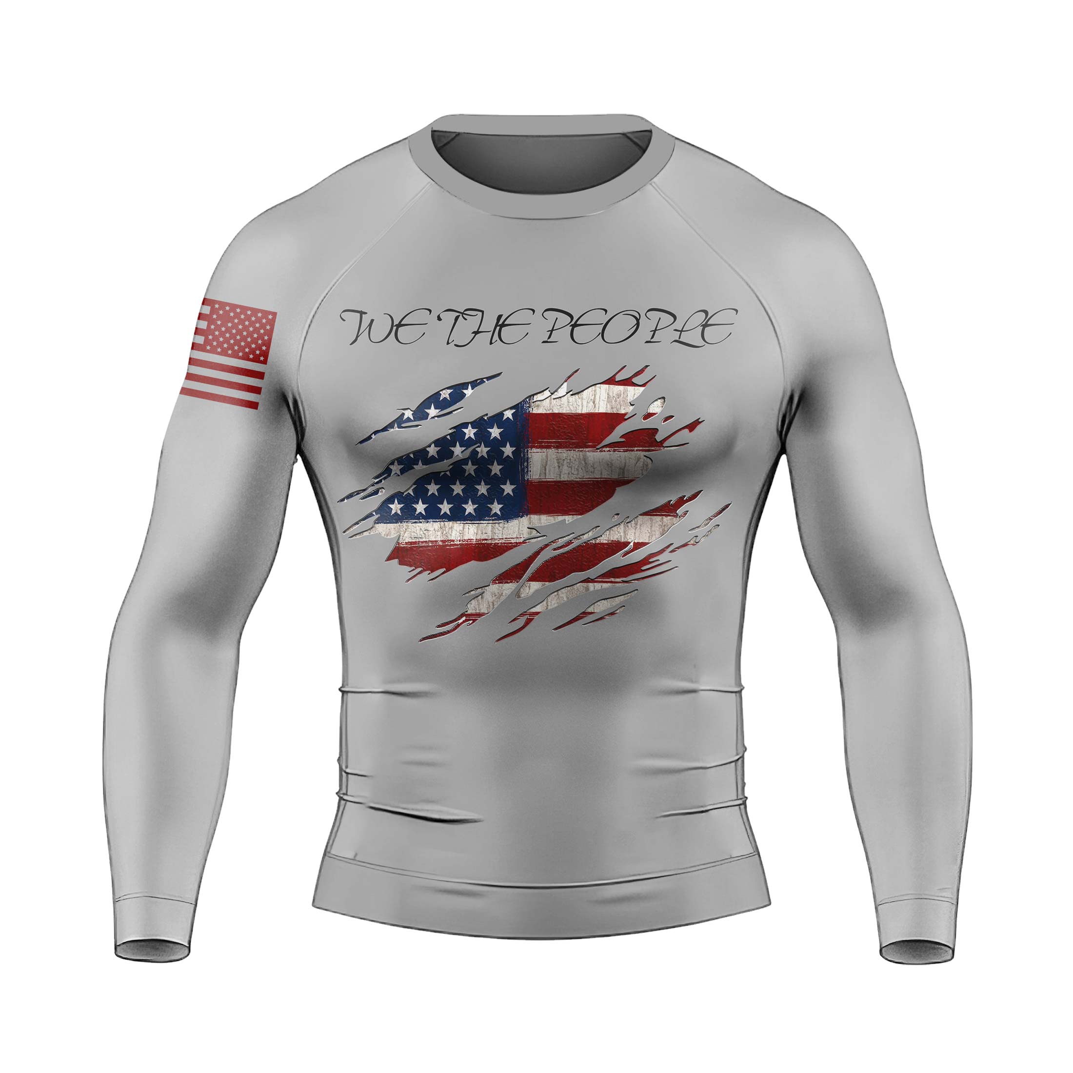 We The People Men's Long Sleeve Rash Guard