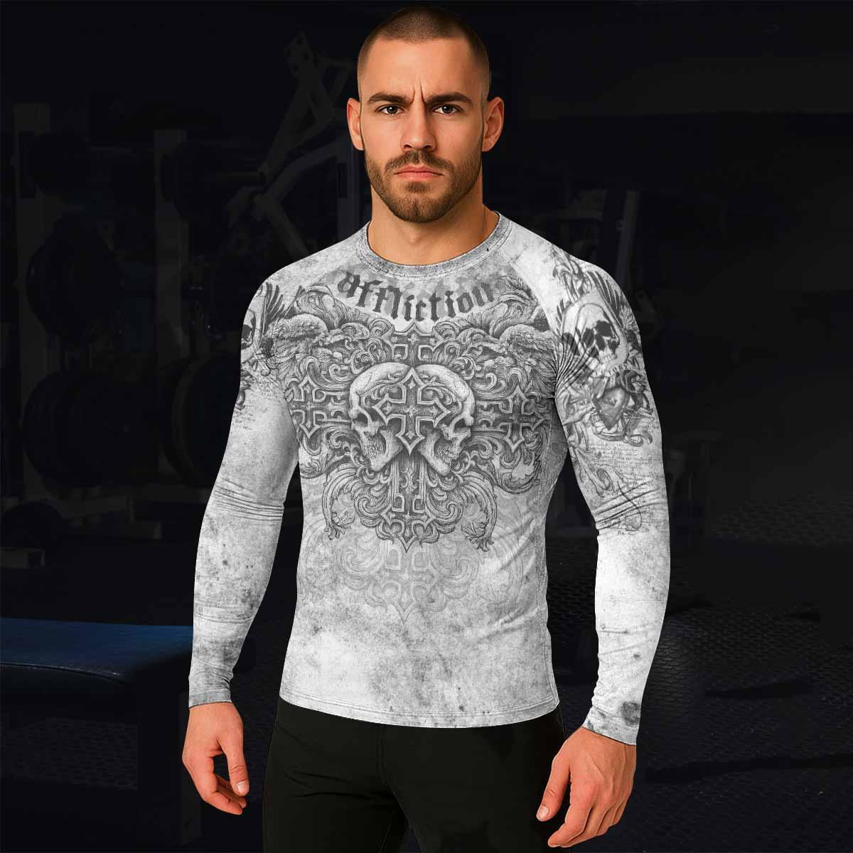Afflicted Cross Rash Guard